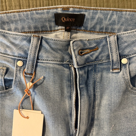 Quince Light Blue Flare Jeans - Picture 4 of 4